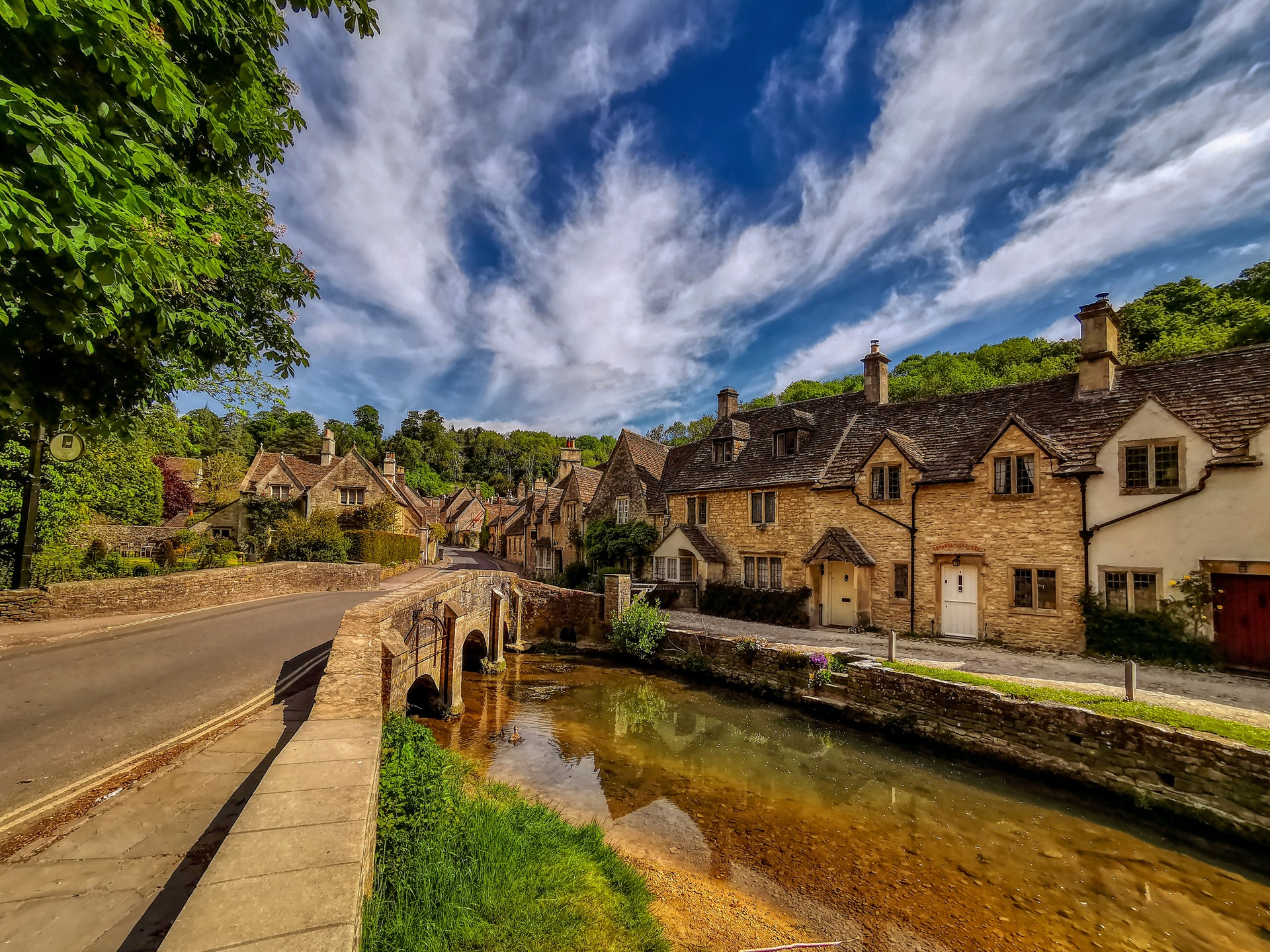 Castle Combe Village, Wiltshire, UK